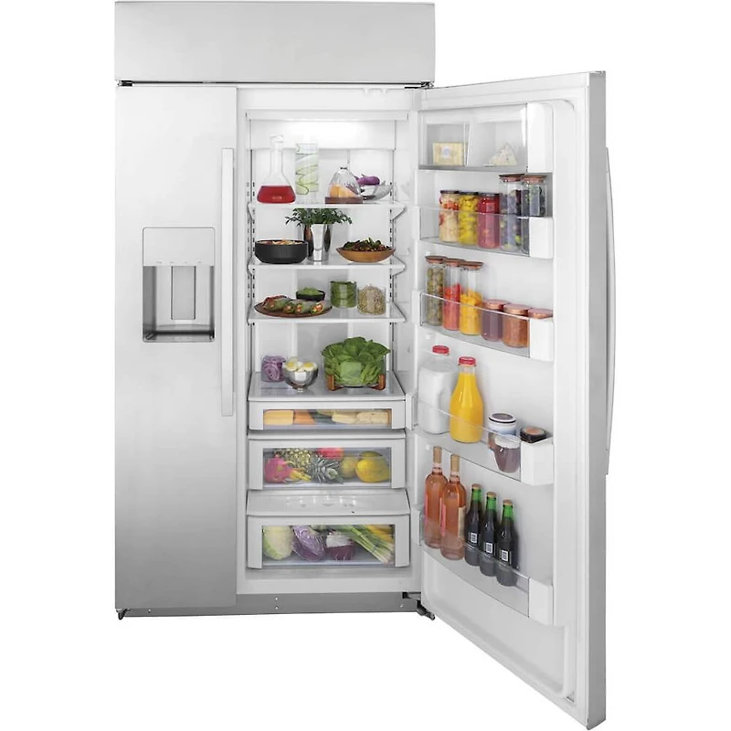 24.5 Cu. Ft. Stainless Smart Side-by-Side Refrigerator with Dispenser