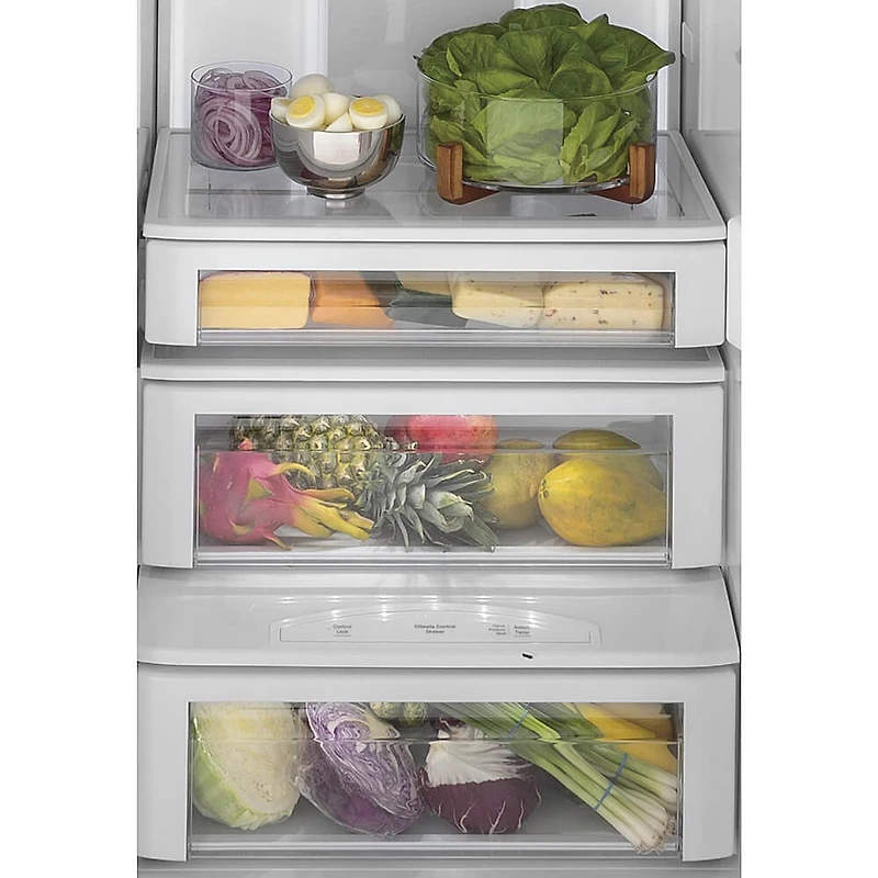 24.5 Cu. Ft. Stainless Smart Side-by-Side Refrigerator with Dispenser