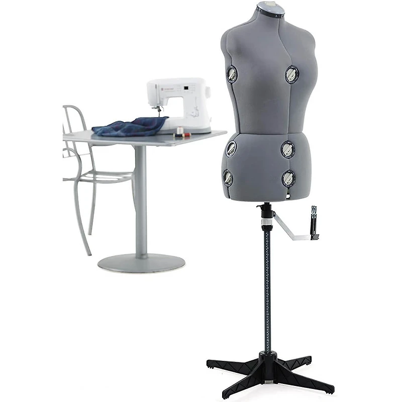 Gray Adjustable Dress Form- Medium/Large