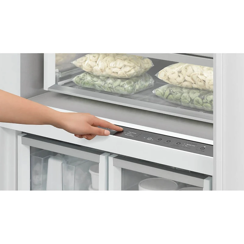 18 inch Panel Ready Right Hinge Column Freezer - Stainless Interior 