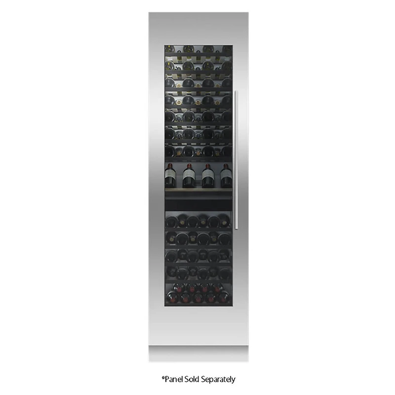 24 inch Panel Ready Left Hinge Built-In Wine Column Cabinet