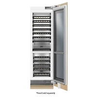 24 inch Panel Ready Right Hinge Built-In Wine Column Cabinet