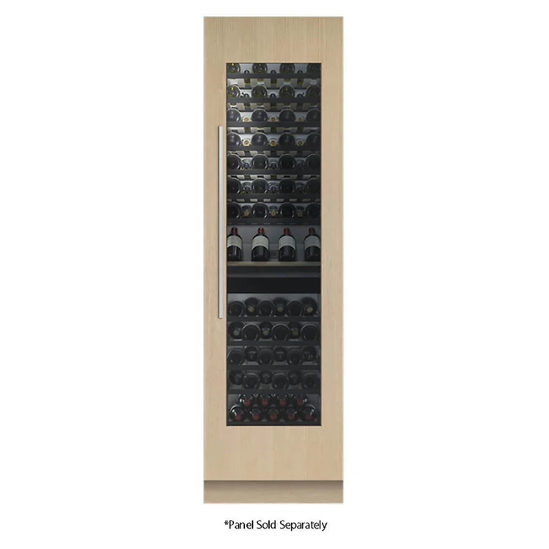 24 inch Panel Ready Right Hinge Built-In Wine Column Cabinet