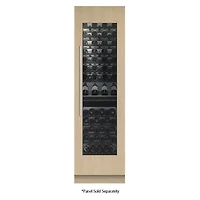 24 inch Panel Ready Right Hinge Built-In Wine Column Cabinet