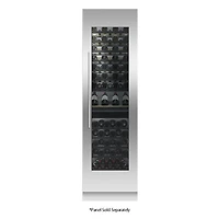 24 inch Panel Ready Right Hinge Built-In Wine Column Cabinet