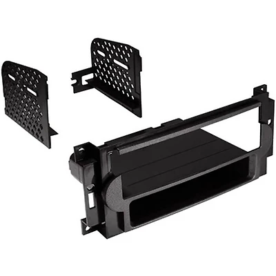 2004-2010 Chrysler/Dodge/Mitsubishi Single DIN Black Stereo Dash Kit 