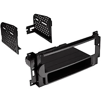 2004-2010 Chrysler/Dodge/Mitsubishi Single DIN Black Stereo Dash Kit 