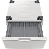 inch Ivory Laundry Pedestal