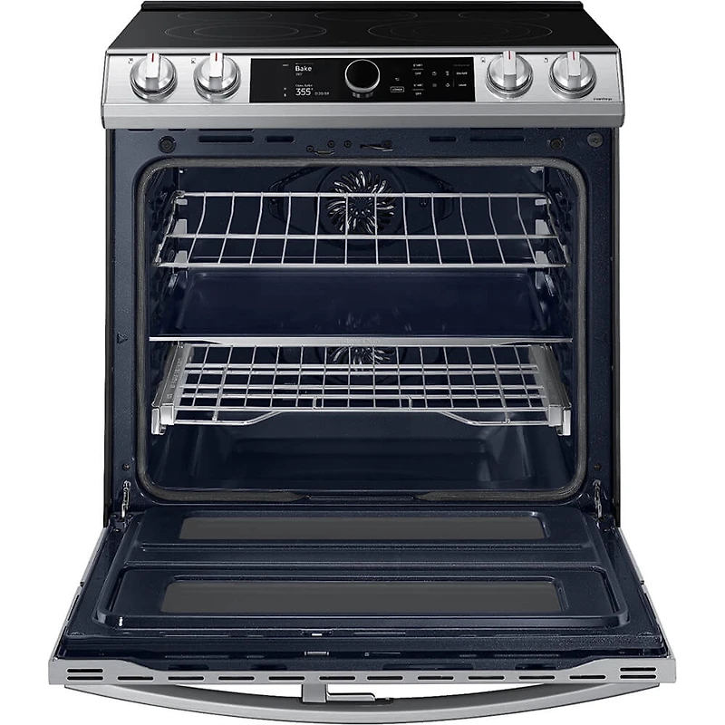 6.3 Cu. Ft. Stainless Dual Door Slide-In Induction Range - OPEN BOX