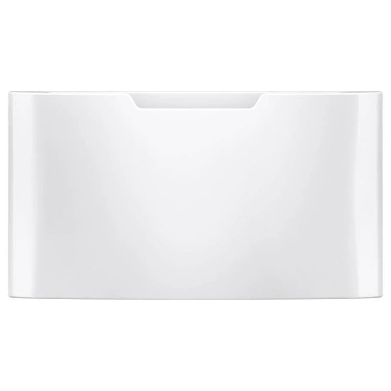 White Front Load Washer/Dryer Pair with Pedestals