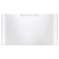 White Front Load Washer/Dryer Pair with Pedestals