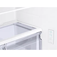 18 cu. ft. Smart Counter Depth 3-Door French Door Refrigerator - Stainless Steel  - OPEN BOX