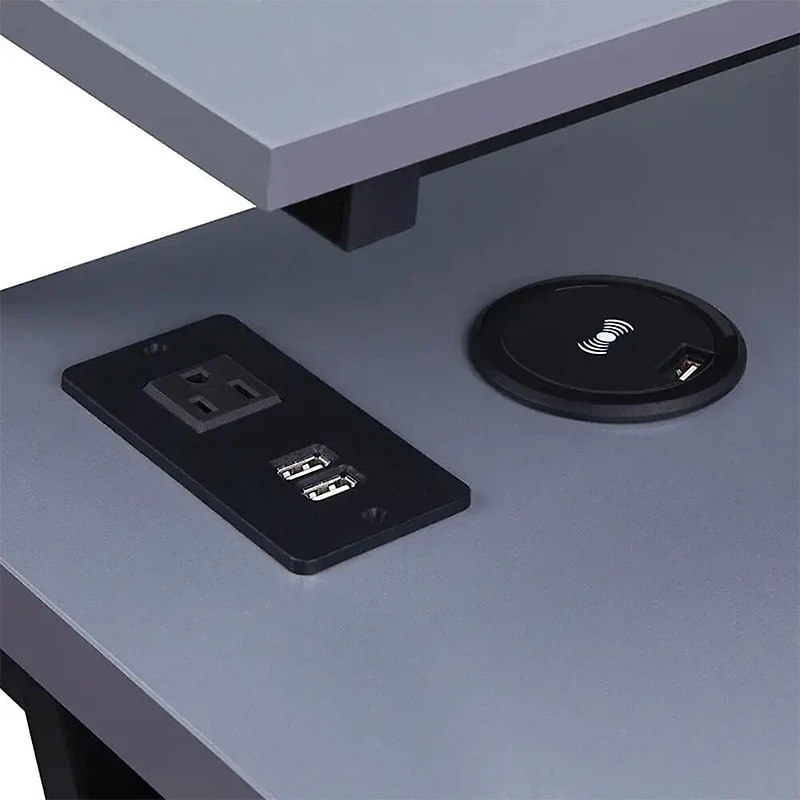 Checkpoint Battlestation L Shaped Gaming Desk