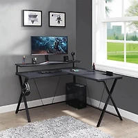 Checkpoint Battlestation L Shaped Gaming Desk