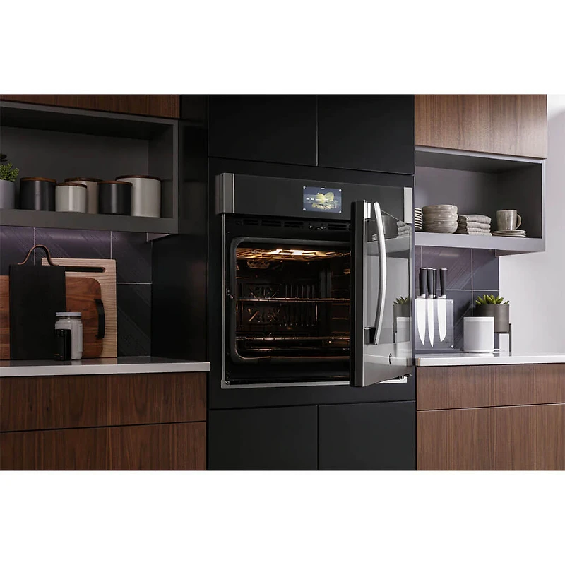 30 inch Smart Built-In Convection Single Wall Oven w/ Left-Hand Side-Swing Doors