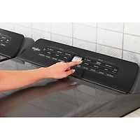 7.4 Cu. Ft. Chrome Shadow Smart HE Top Load Electric Dryer - OPEN BOX