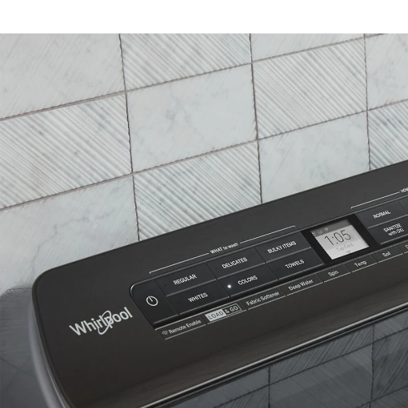 4.8 Cu. Ft. 36-Cycle Top-Load Washer - Chrome Shadow - OPEN BOX