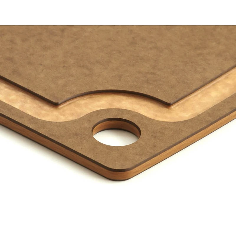 Gourmet Series Cutting Board 14 inch x 11 inch - Nutmeg/Natural