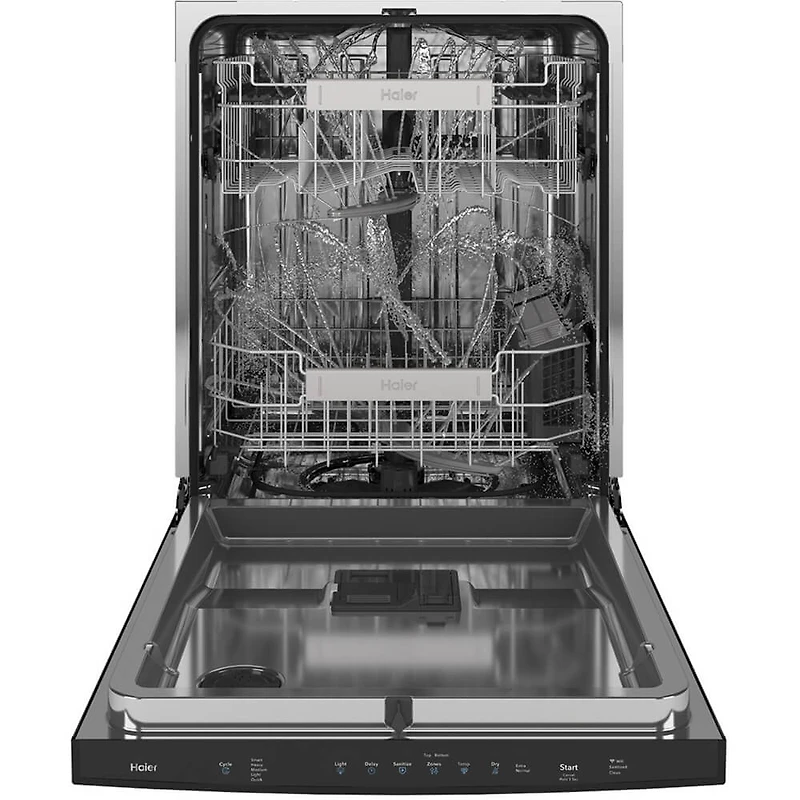 24 inch Black Stainless Steel Top Control Dishwasher - OPEN BOX