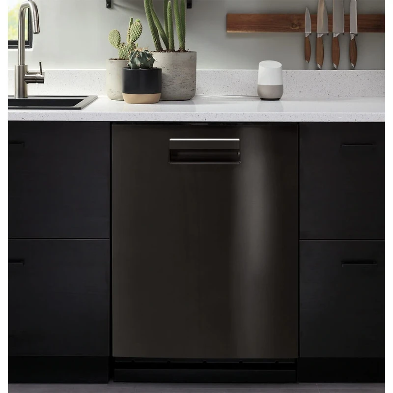 24 inch Black Stainless Steel Top Control Dishwasher - OPEN BOX