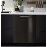 24 inch Black Stainless Steel Top Control Dishwasher - OPEN BOX