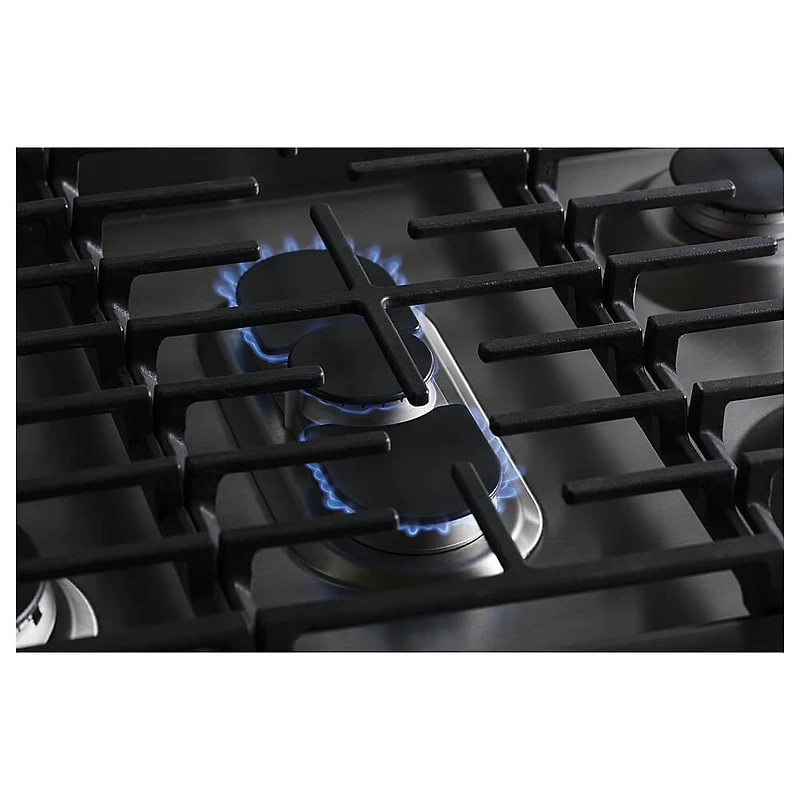 5.6 Cu. Ft. Stainless Smart Duel Fuel Range with No Preheat Air Fry