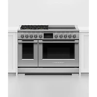 6.9 Cu. Ft. Stainless Smart 4 Burner Dual Fuel Range 