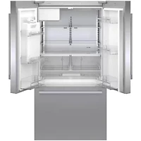 21.6 Cu. Ft. Stainless Counter-Depth French 3 Door Refrigerator 