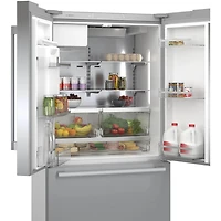 21.6 Cu. Ft. Stainless Counter-Depth French 3 Door Refrigerator 