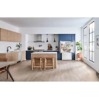 21.6 Cu. Ft. Stainless Counter-Depth French 3 Door Refrigerator 