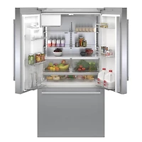 21.6 Cu. Ft. Stainless Counter-Depth French 3 Door Refrigerator 