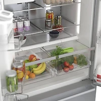 21.6 Cu. Ft. Stainless Counter-Depth French 3 Door Refrigerator 