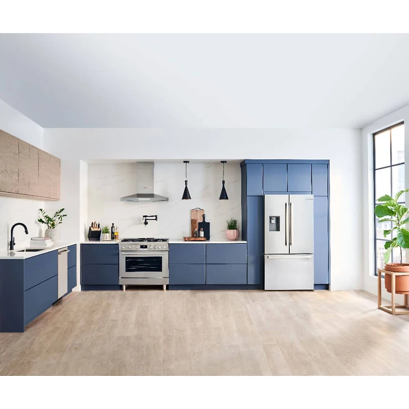 21.6 Cu. Ft. Stainless Counter-Depth French 3 Door Refrigerator 