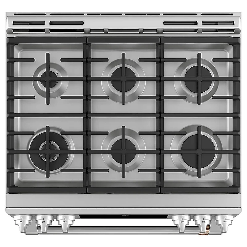 5.6 Cu. Ft. Stainless Smart Gas Range with Convection Oven