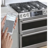 5.6 Cu. Ft. Stainless Smart Gas Range with Convection Oven