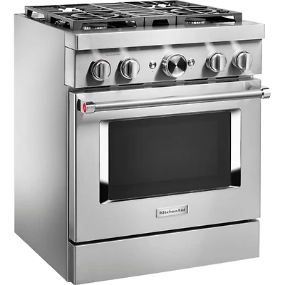 4.1 Cu. Ft. Stainless Steel Smart Gas Range with 4 Burners