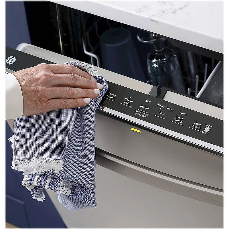 48 dBA Fingerprint Resistant Stainless Dishwasher with Sanitize Cycle