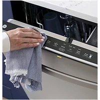 48 dBA Fingerprint Resistant Stainless Dishwasher with Sanitize Cycle