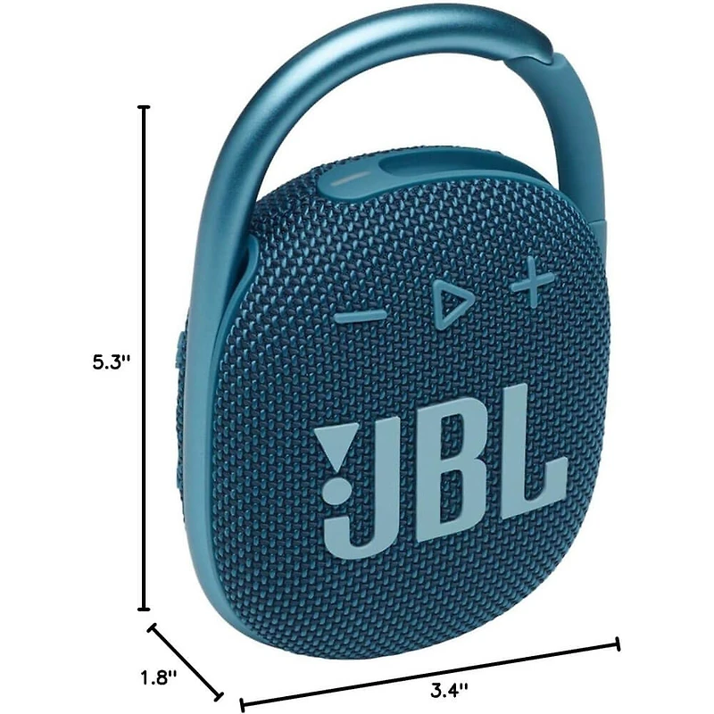Clip 4 Portable Bluetooth Speaker - Blue
