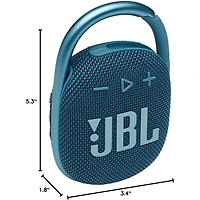 Clip 4 Portable Bluetooth Speaker - Blue