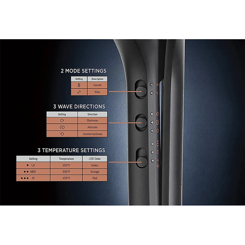 INFINITIPRO Smooth and Wave - Black - OPEN BOX