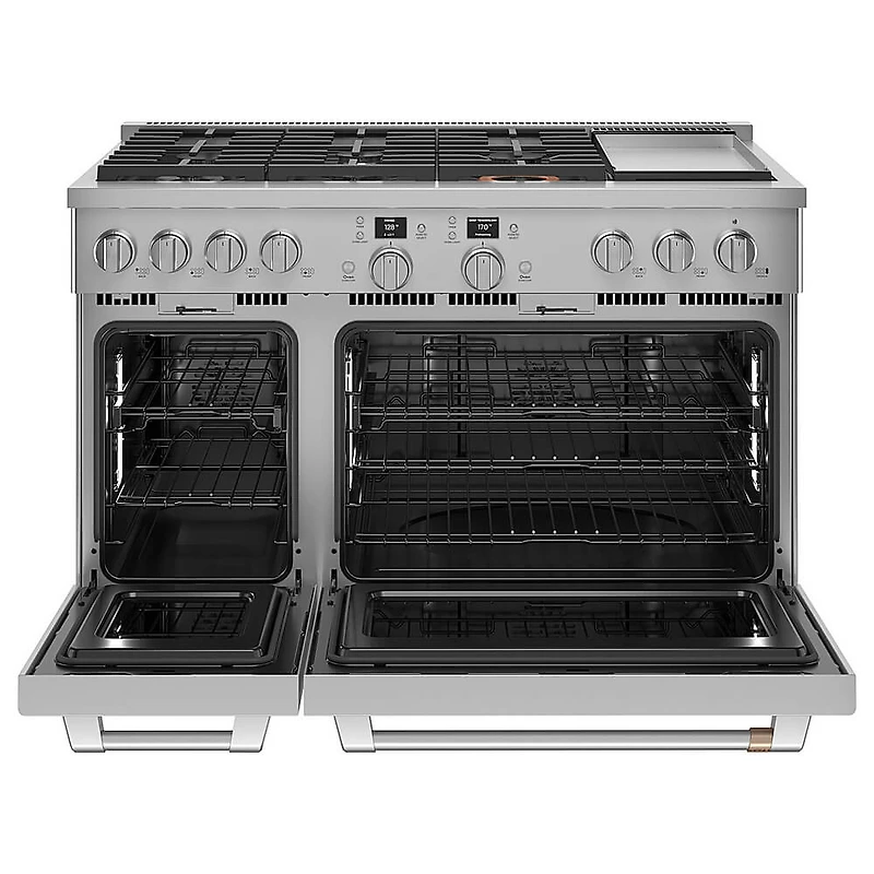 8.25 Cu. Ft. Smart Stainless Double Oven Duel-Fuel Convection Range