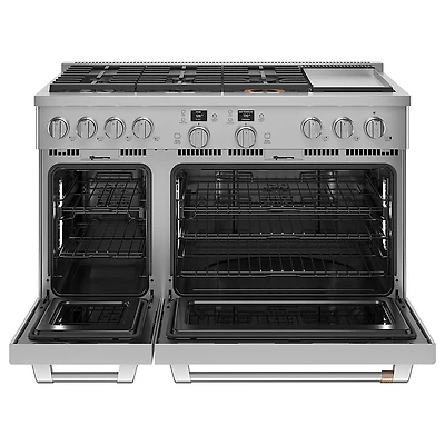8.25 Cu. Ft. Smart Stainless Double Oven Duel-Fuel Convection Range