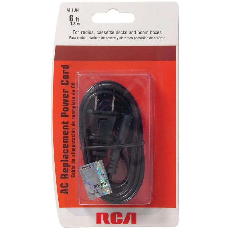 Universal Replacement Power Cord - OPEN BOX