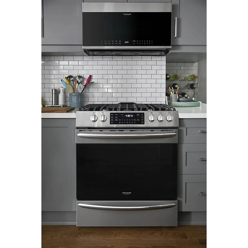 1.5 Cu. Ft. Stainless Over-the-Range Microwave with Convection - OPEN BOX