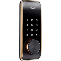 DB2-B Smart Door Lock with Bluetooth and Keyed-entry - Gold