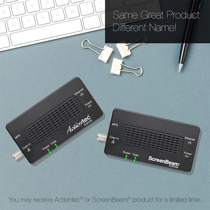 MoCA 2.5 Network Adapter - 2 Pack