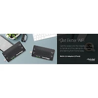MoCA 2.5 Network Adapter - 2 Pack