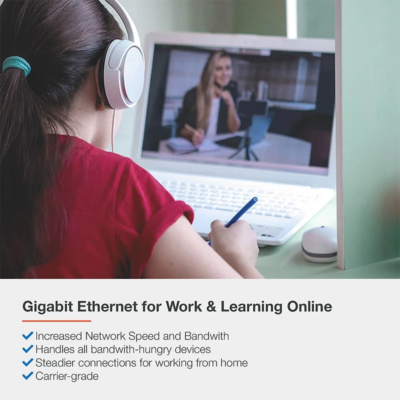 MoCA 2.5 Network Adapter with 1 Gbps Ethernet (2 Pack)