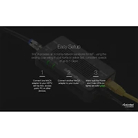 MoCA 2.5 Network Adapter with 1 Gbps Ethernet (2 Pack)